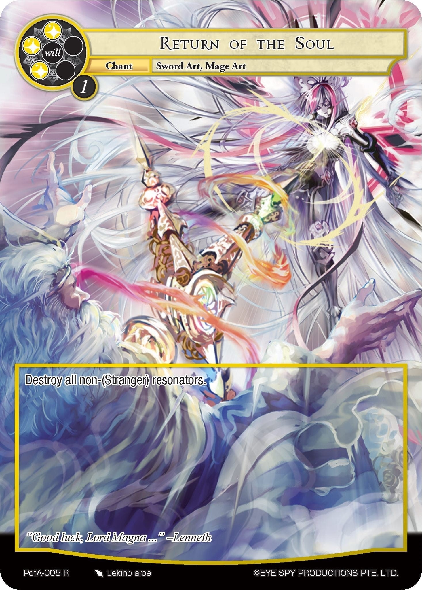 Return of the Soul (Full Art) (5) [AO4] - Force of Will Single