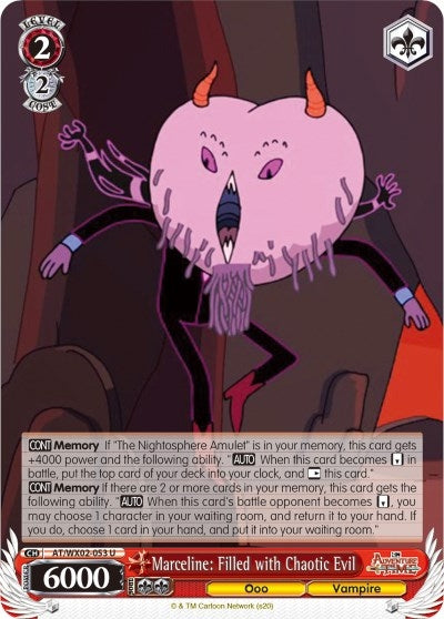 Marceline: Filled with Chaotic Evil (2053) [AT/WX02] - Weiss Schwarz Single