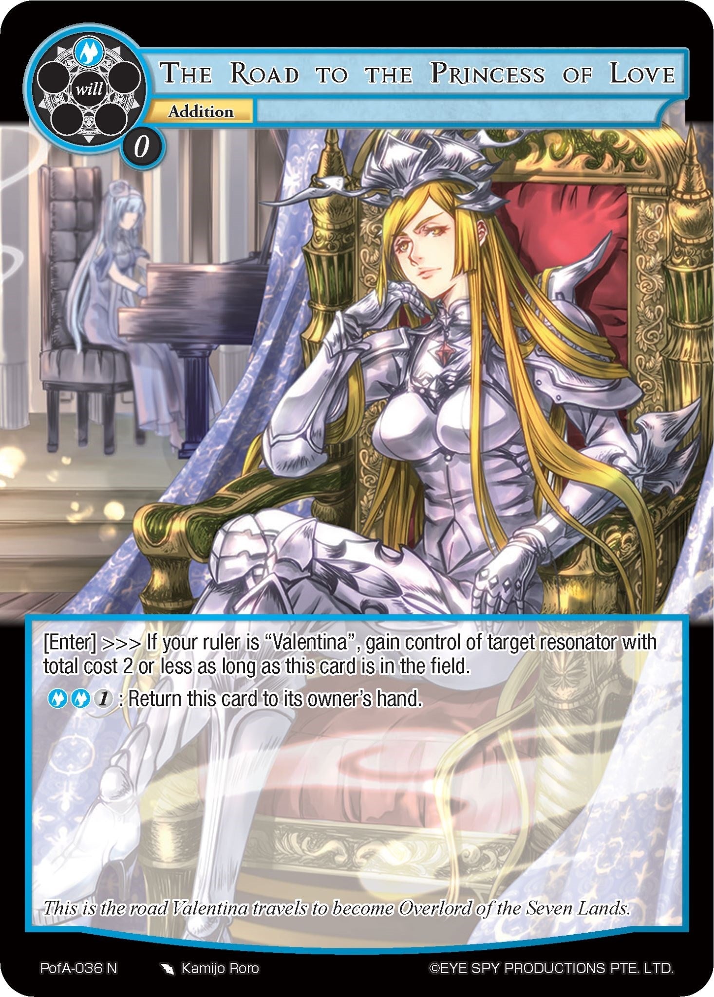 The Road to the Princess of Love (36) [AO4] - Force of Will Single