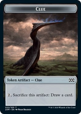 Clue // Golem Double-sided Token (0) [2XM] - MTG Single