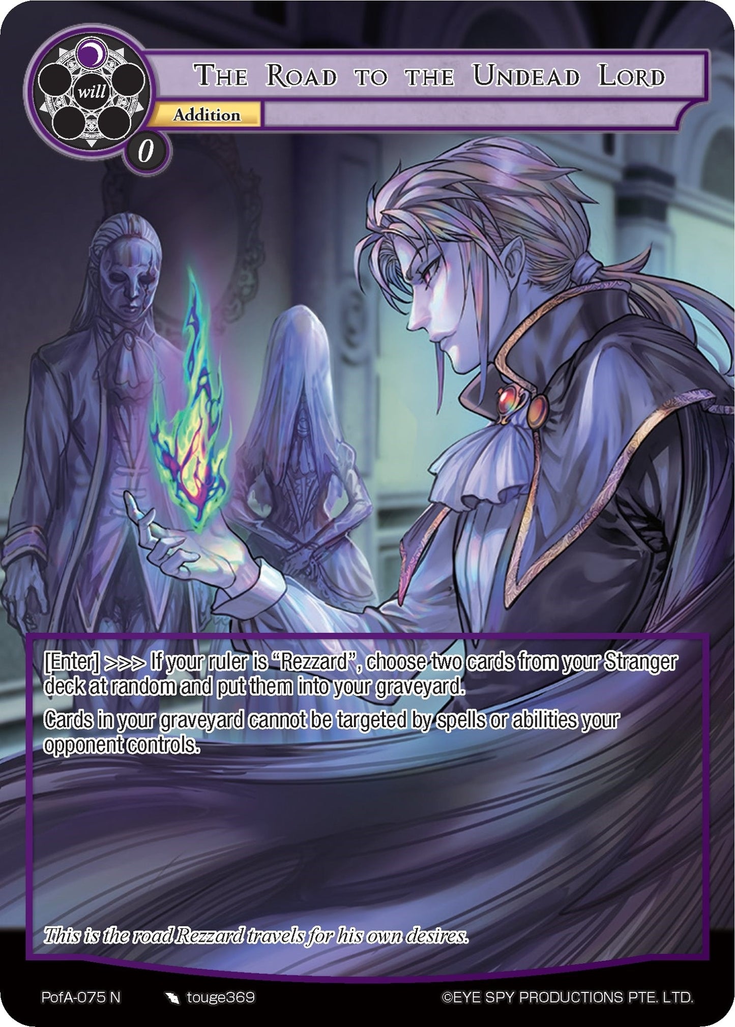 The Road to the Undead Lord (Full Art) (75) [AO4] - Force of Will Single