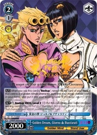 Golden Dream Giorno & Bucciarati (202002) [EVENT] - Weiss Schwarz Single