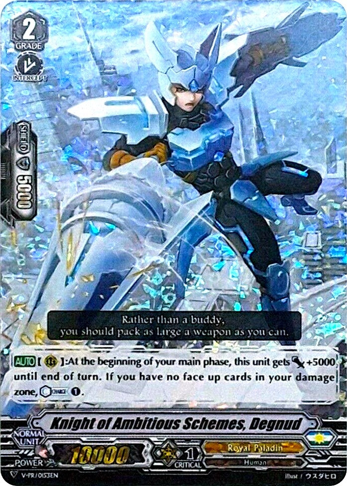 Knight of Ambitious Schemes Degnud (RRR Foil) (153) [VPR] - Cardfight Vanguard Single