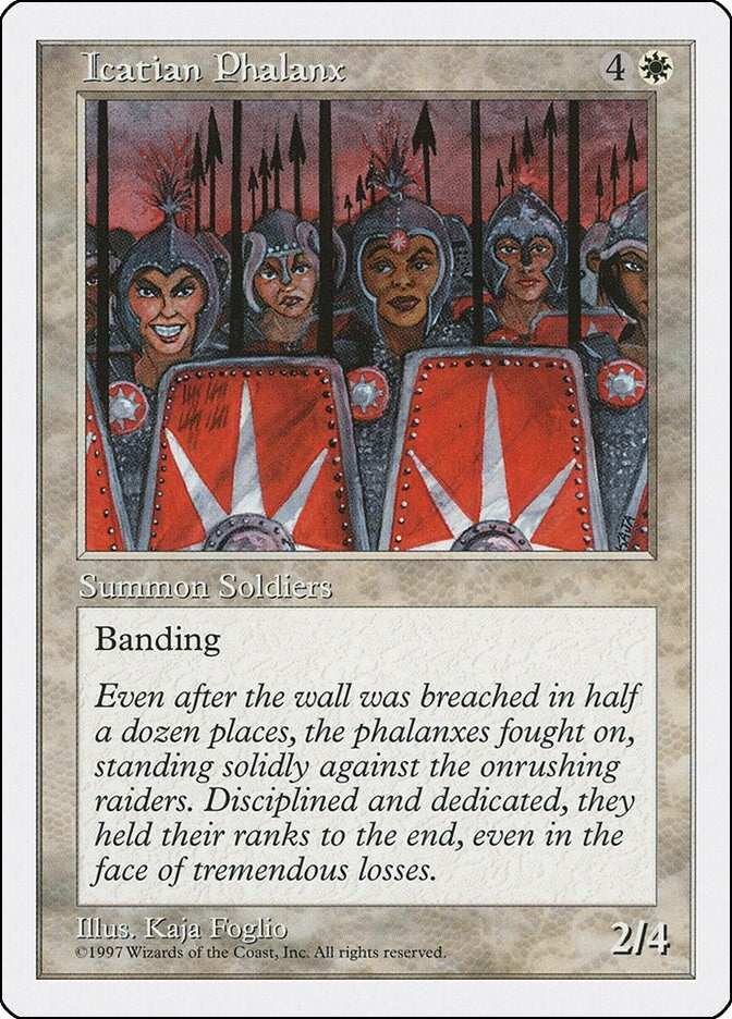 Icatian Phalanx [5ED] - MTG Single