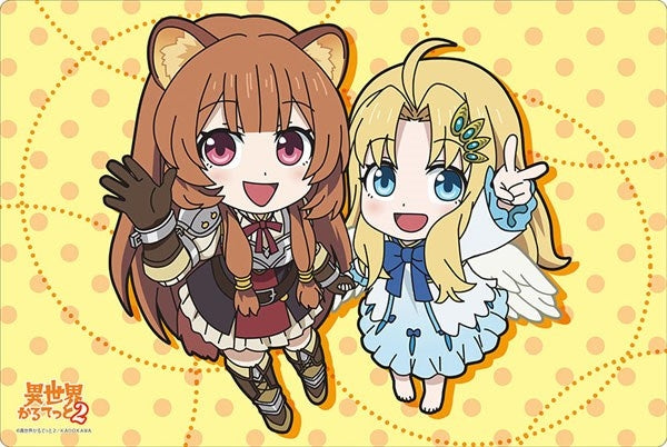 Bushiroad Rubber Mat Collection Vol.673: Isekai Quartet - Raphtalia & Filo (673) - Playmats Sealed