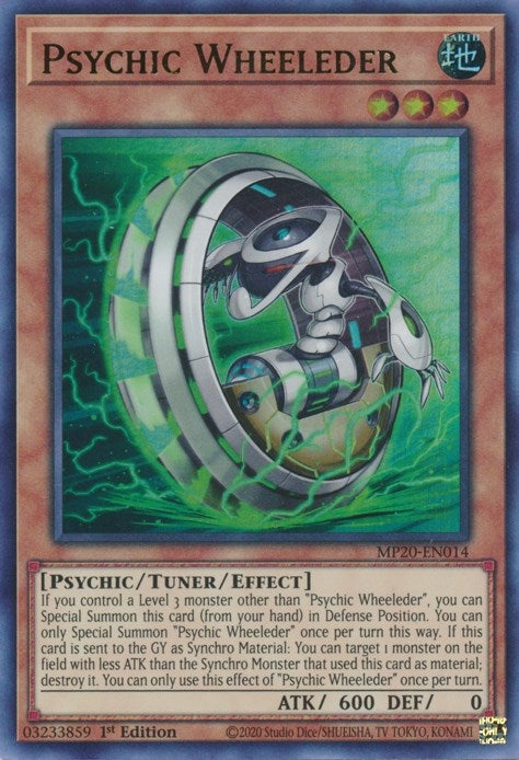 Psychic Wheeleder (20014) (MP20) - YuGiOh Single