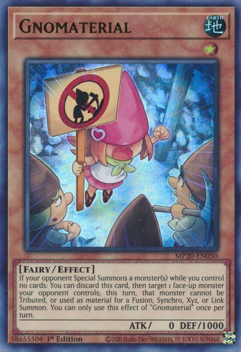 Gnomaterial (20050) (MP20) - YuGiOh Single