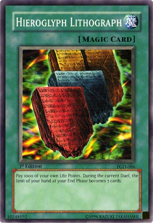 Hieroglyph Lithograph (86) - YuGiOh Single