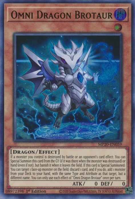 Omni Dragon Brotaur (20059) (MP20) - YuGiOh Single