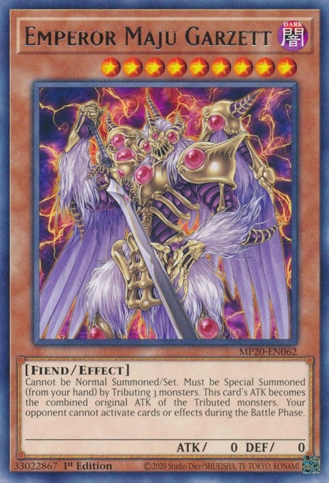 Emperor Maju Garzett (20062) (MP20) - YuGiOh Single