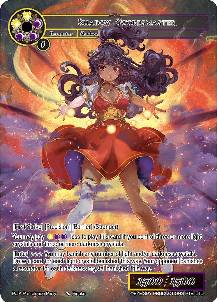 Shadow Swordmaster (PofA Pre-release Party) [PRO] - Force of Will Single