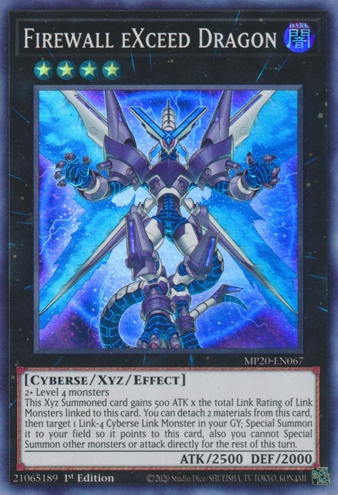 Firewall eXceed Dragon (20067) (MP20) - YuGiOh Single