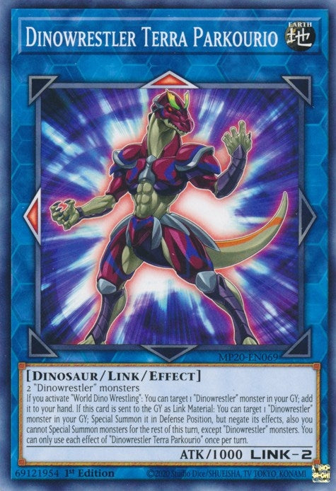Dinowrestler Terra Parkourio (20069) (MP20) - YuGiOh Single