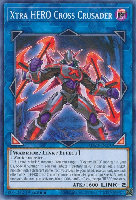 Xtra HERO Cross Crusader (20070) (MP20) - YuGiOh Single