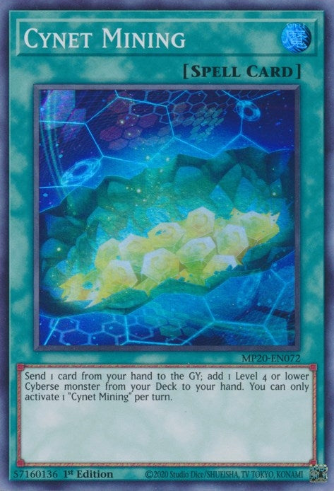 Cynet Mining (20072) (MP20) - YuGiOh Single