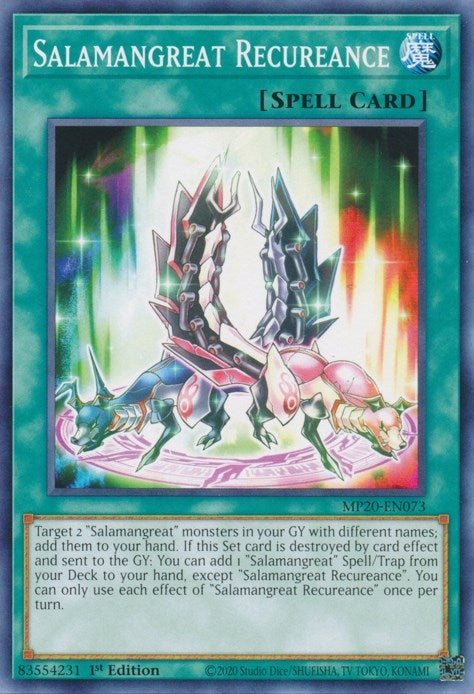 Salamangreat Recureance (20073) (MP20) - YuGiOh Single
