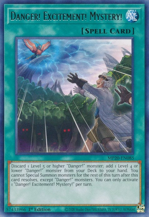 Danger! Excitement! Mystery! (20085) (MP20) - YuGiOh Single