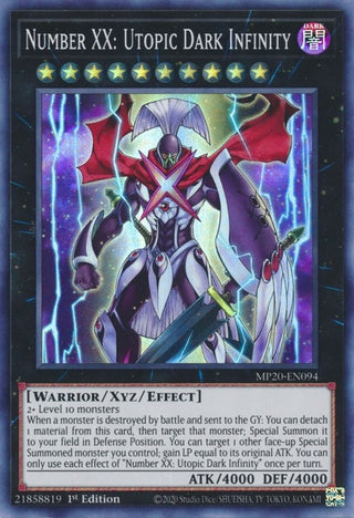 Number XX: Utopic Dark Infinity (20094) (MP20) - YuGiOh Single