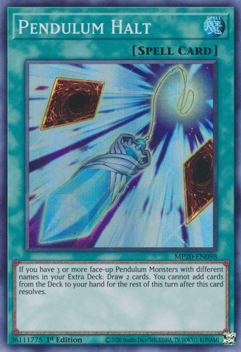 Pendulum Halt (20098) (MP20) - YuGiOh Single