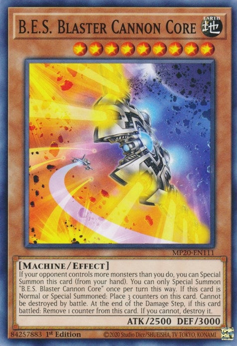 B.E.S. Blaster Cannon Core (20111) (MP20) - YuGiOh Single