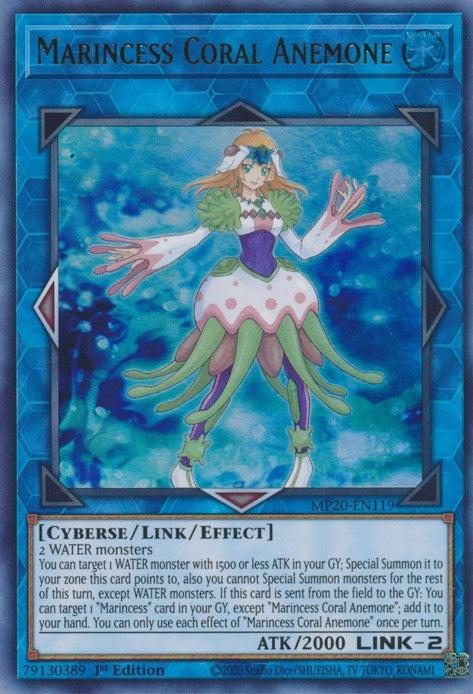 Marincess Coral Anemone (20119) (MP20) - YuGiOh Single