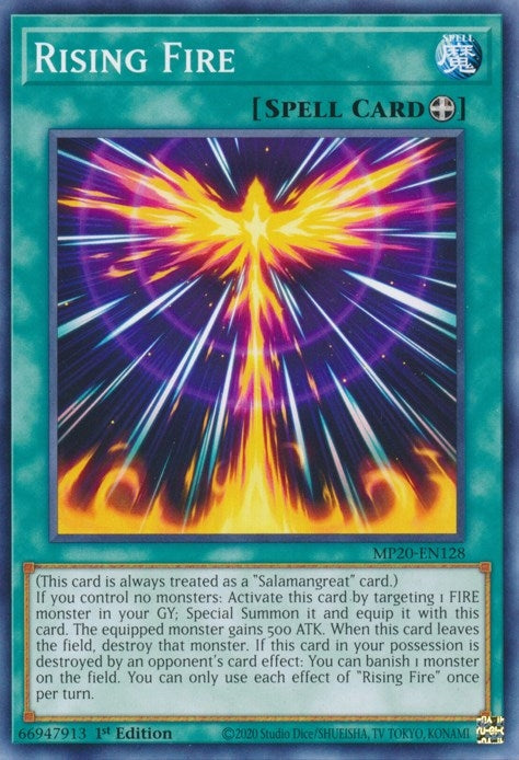 Rising Fire (20128) (MP20) - YuGiOh Single