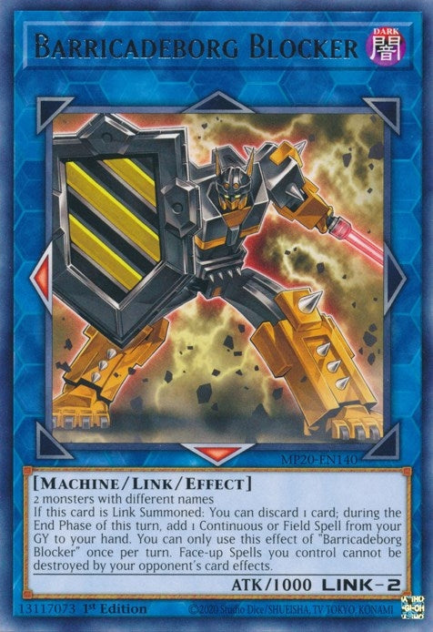 Barricadeborg Blocker (20140) (MP20) - YuGiOh Single