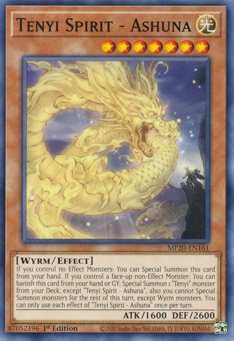 Tenyi Spirit - Ashuna (20161) (MP20) - YuGiOh Single