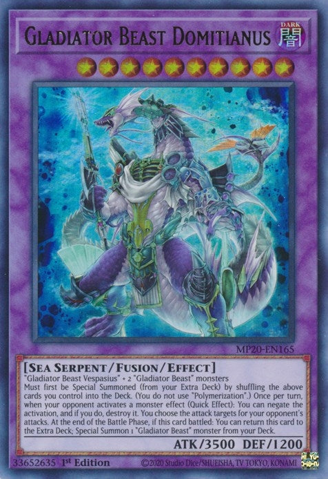 Gladiator Beast Domitianus (20165) (MP20) - YuGiOh Single