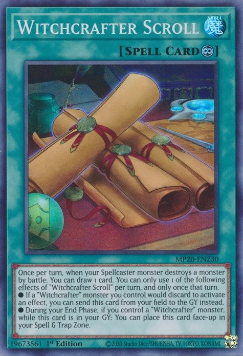 Witchcrafter Scroll (20230) (MP20) - YuGiOh Single