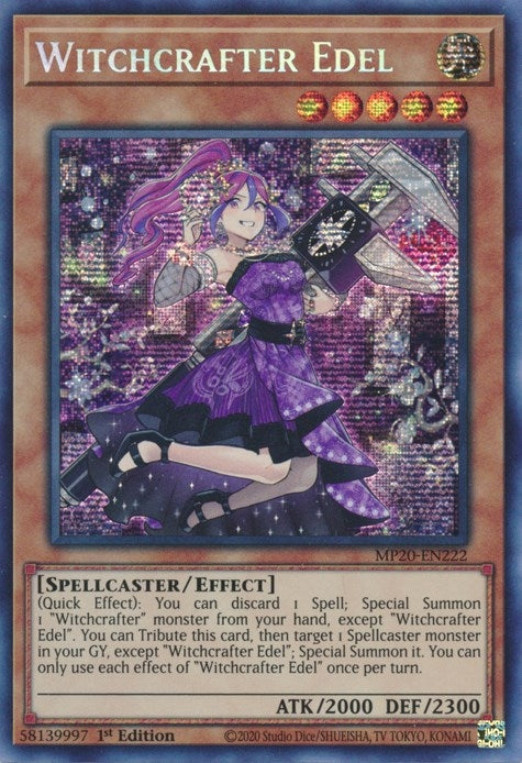 Witchcrafter Edel (20222) (MP20) - YuGiOh Single