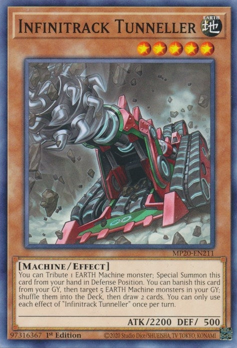 Infinitrack Tunneller (20211) (MP20) - YuGiOh Single
