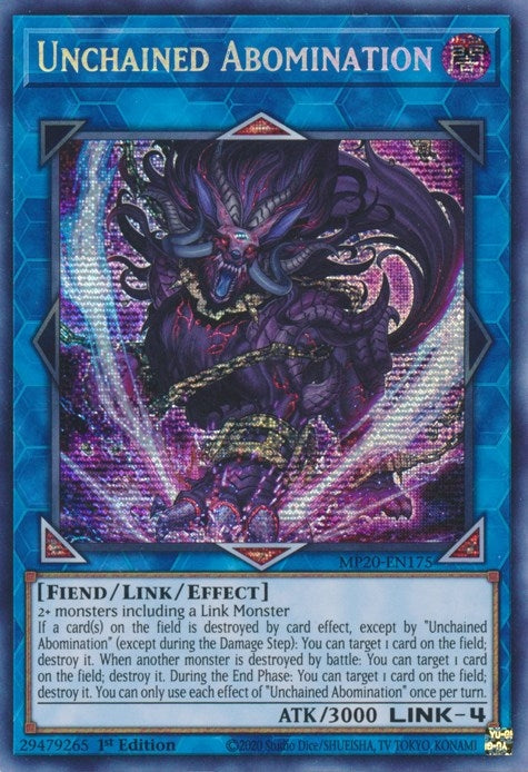 Unchained Abomination (20175) (MP20) - YuGiOh Single