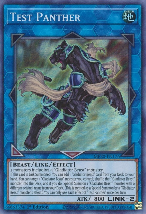 Test Panther (20176) (MP20) - YuGiOh Single