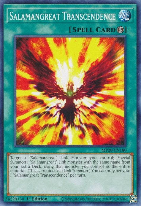 Salamangreat Transcendence (20180) (MP20) - YuGiOh Single