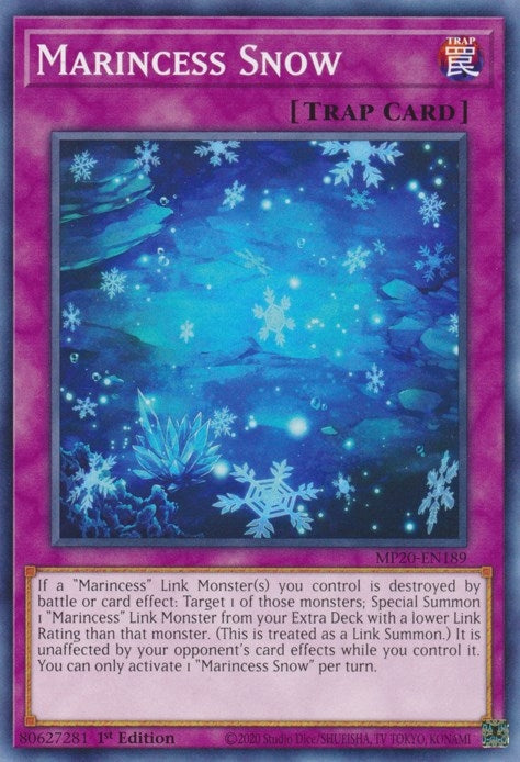 Marincess Snow (20189) (MP20) - YuGiOh Single