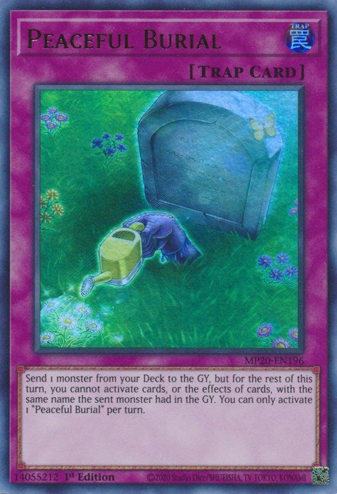 Peaceful Burial (20196) (MP20) - YuGiOh Single