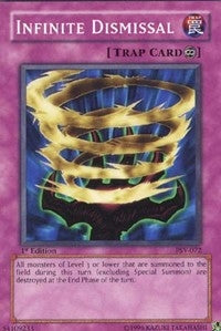 Infinite Dismissal (72) (PSV) - YuGiOh Single
