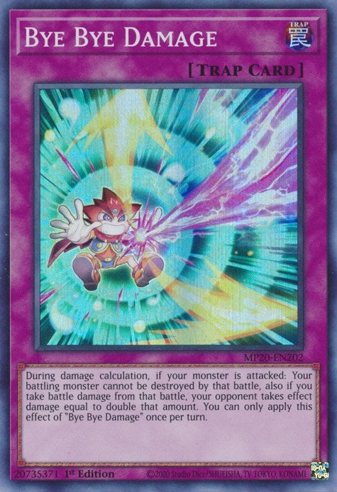 Bye Bye Damage (20202) (MP20) - YuGiOh Single