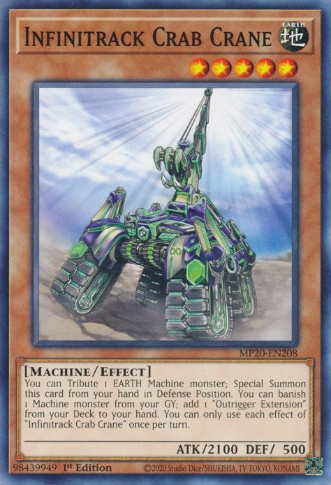 Infinitrack Crab Crane (20208) (MP20) - YuGiOh Single