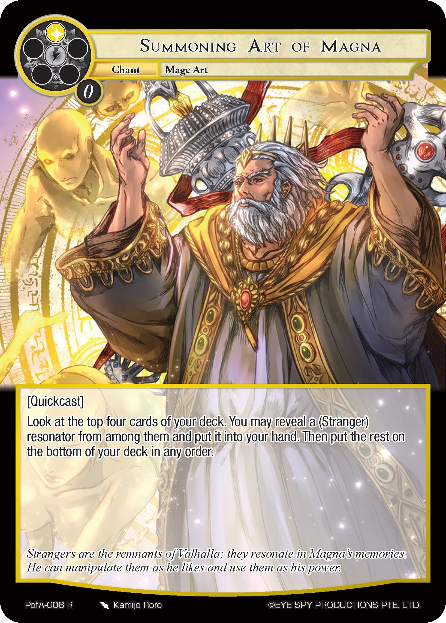 Summoning Art of Magna (8) [AO4] - Force of Will Single