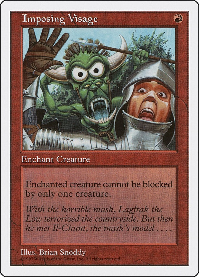 Imposing Visage [5ED] - MTG Single