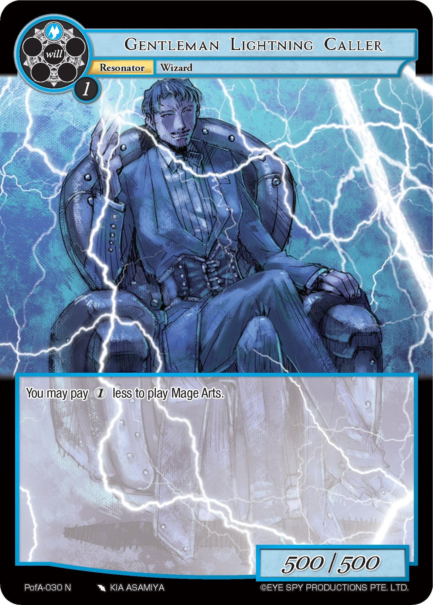 Gentleman Lightning Caller (30) [AO4] - Force of Will Single