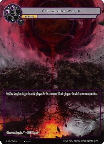 Collapsing World (Full Art) (50) [AO4] - Force of Will Single