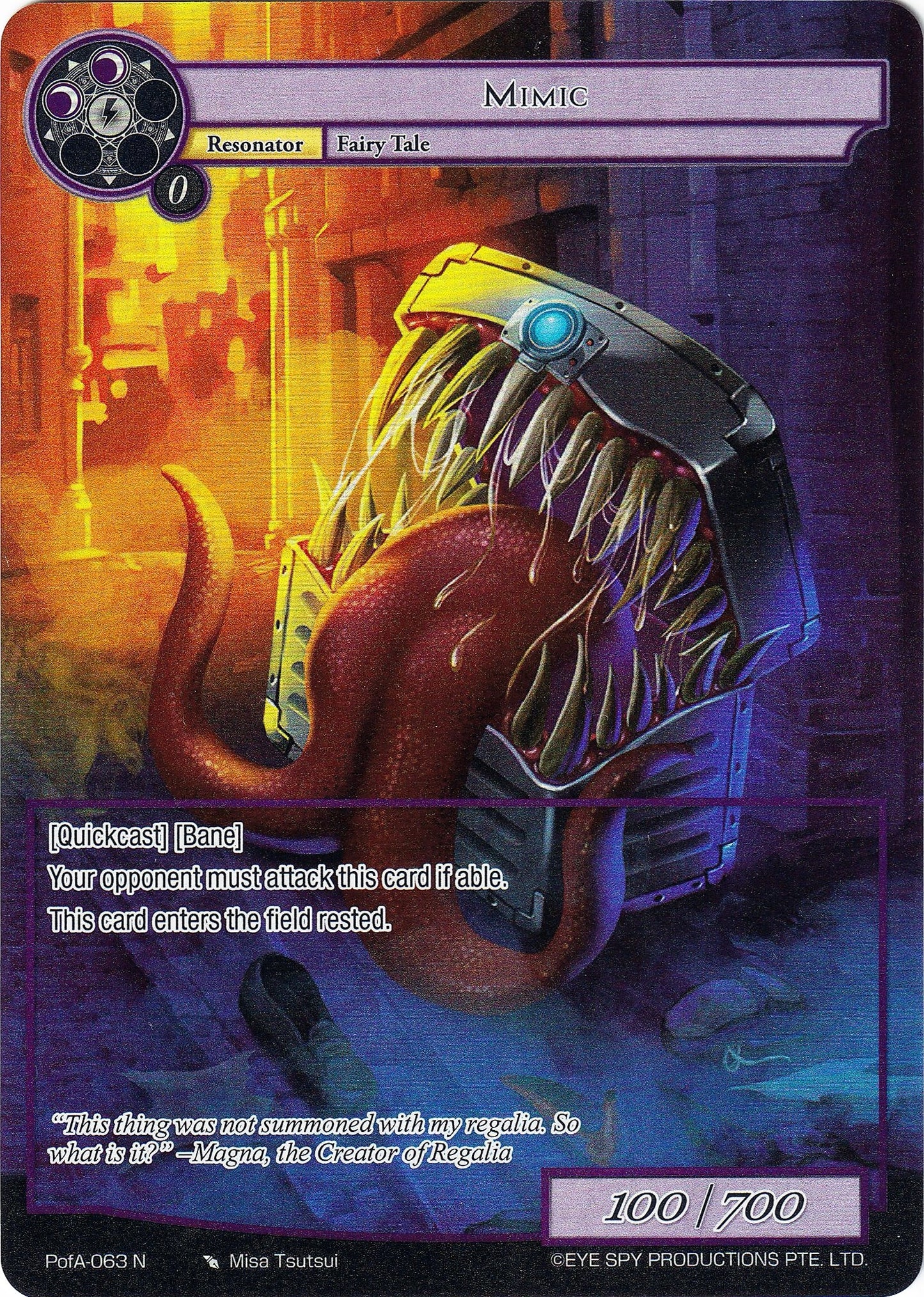 Mimic (Full Art) (63) [AO4] - Force of Will Single
