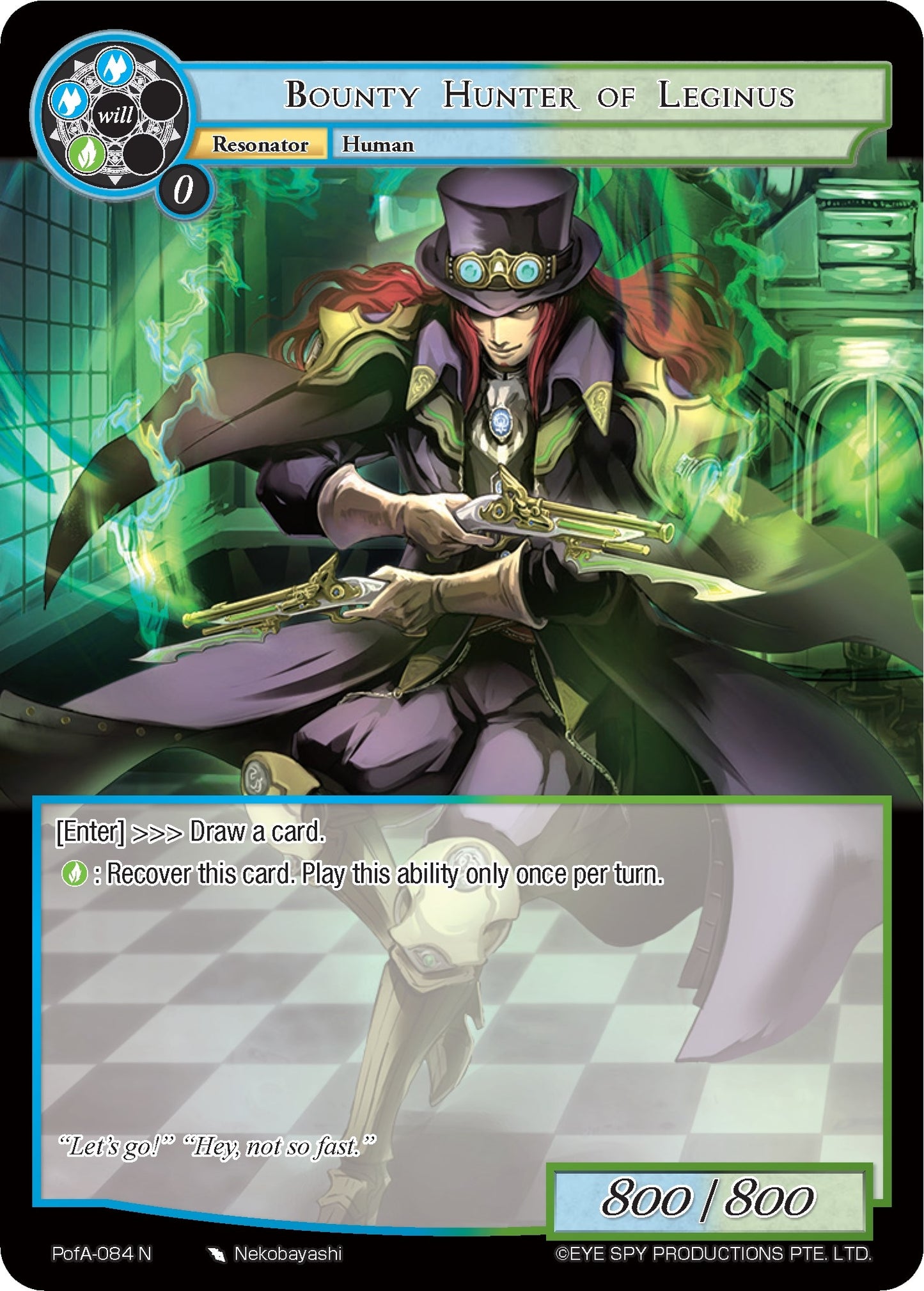 Bounty Hunter of Leginus (84) [AO4] - Force of Will Single