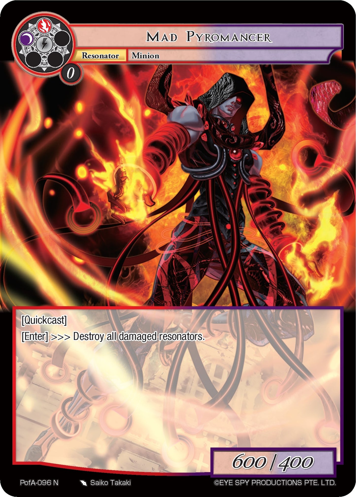Mad Pyromancer (96) [AO4] - Force of Will Single