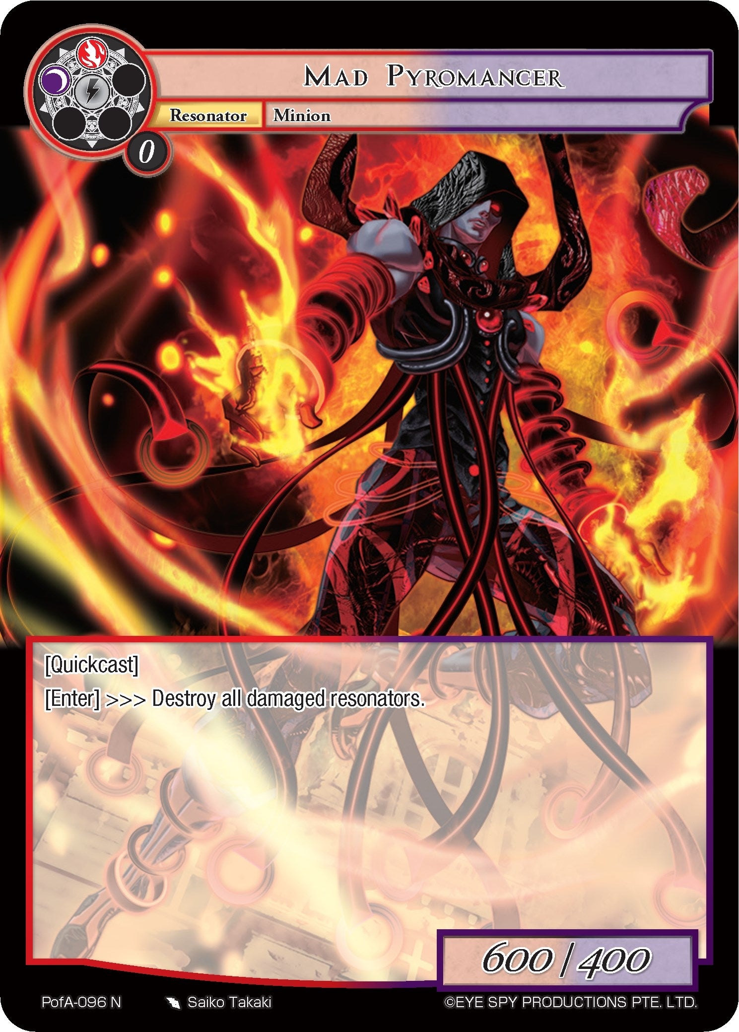 Mad Pyromancer (96) [AO4] - Force of Will Single