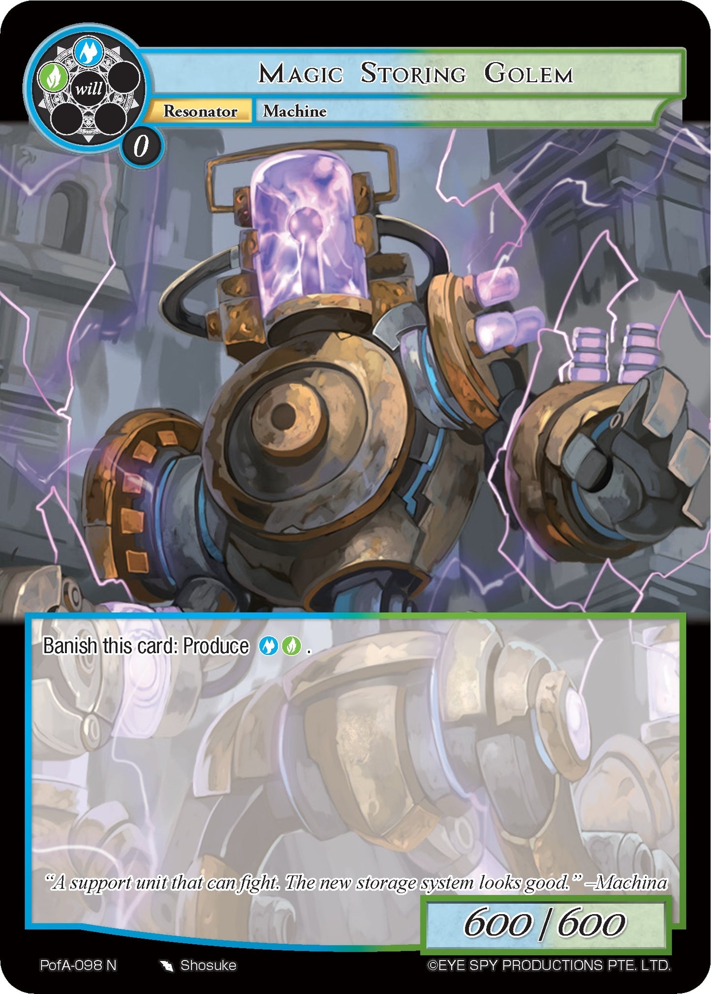 Magic Storing Golem (98) [AO4] - Force of Will Single