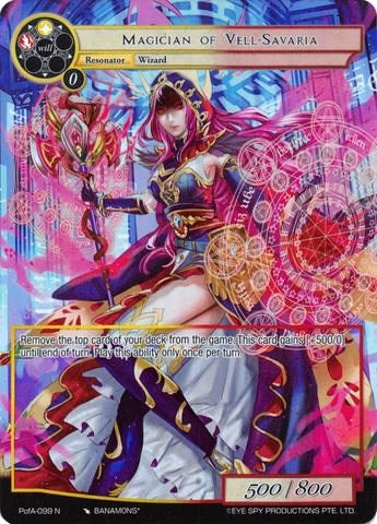 Magician of Vell-Savaria (Full Art) (99) [AO4] - Force of Will Single